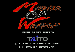 Master of Weapon