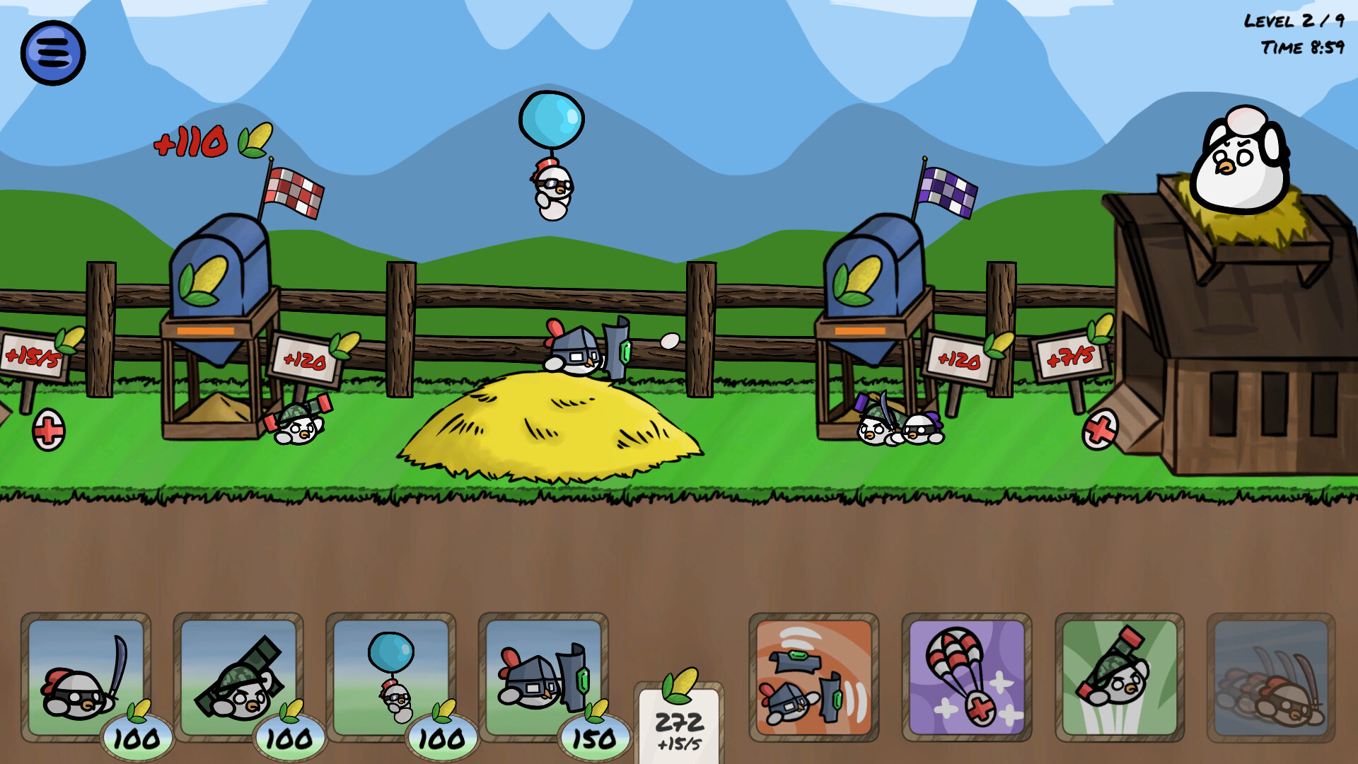Hungry Chicks: Battle Farm