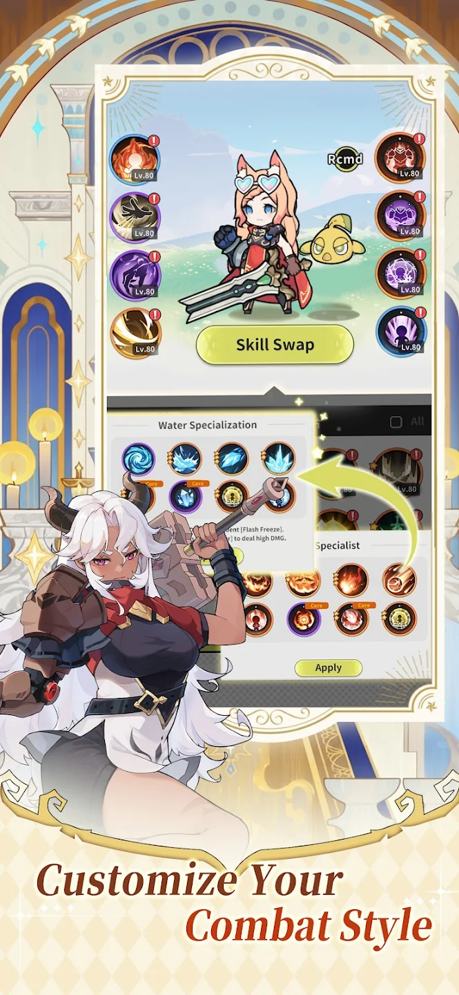 Sword x Staff
