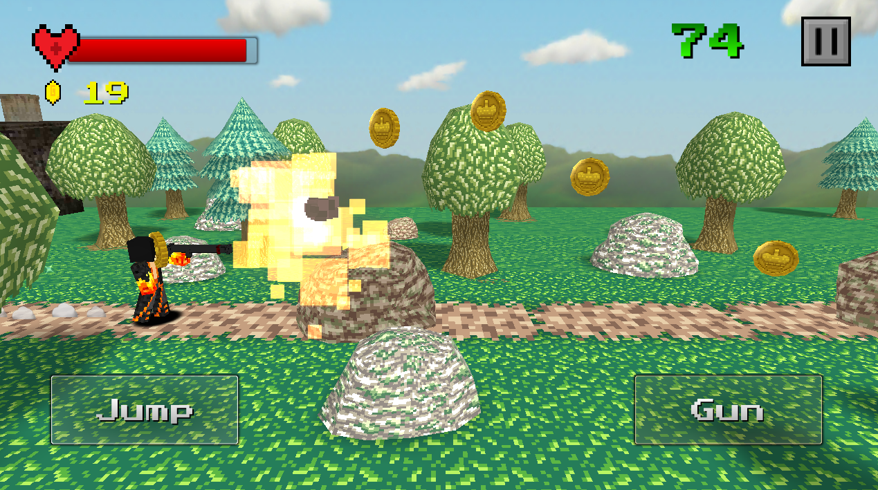 Pixel Run and Gun