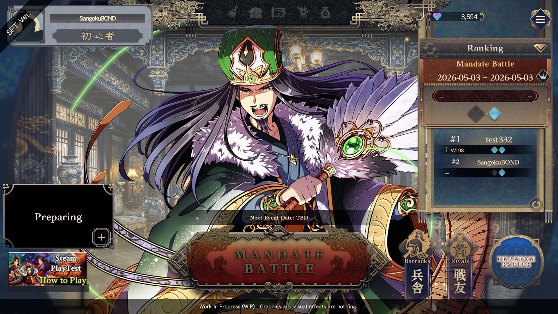 Three Kingdoms: Bond