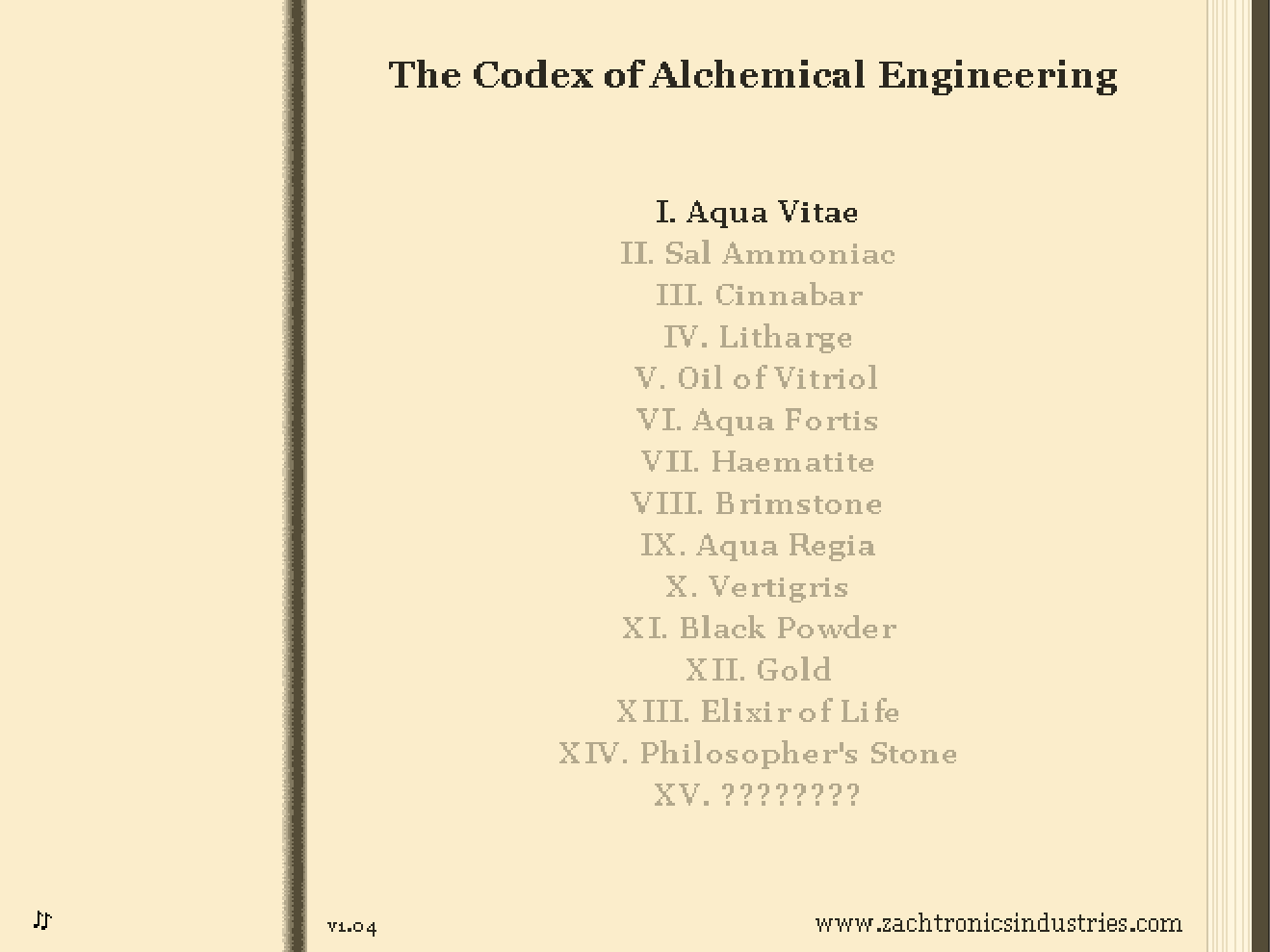The Codex of Alchemical Engineering