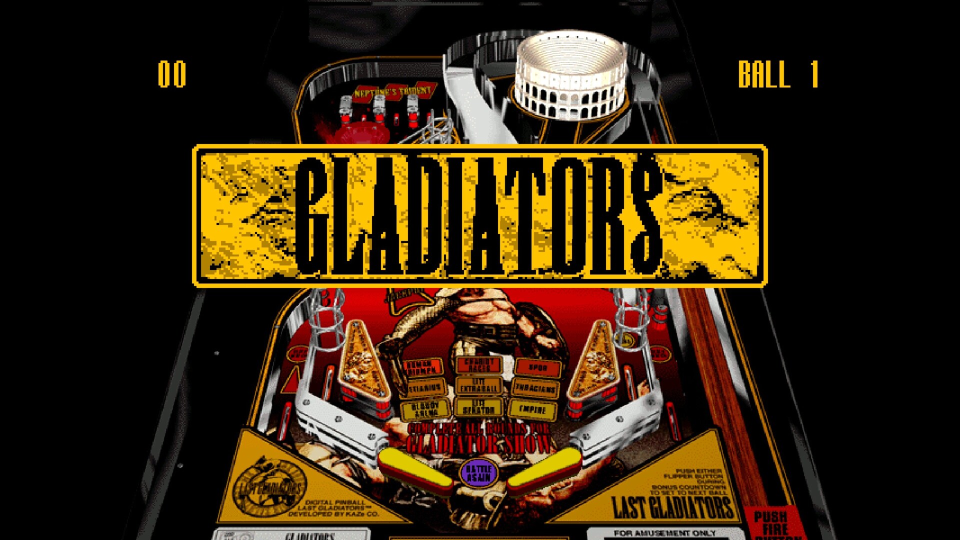 Digital Pinball: Last Gladiators