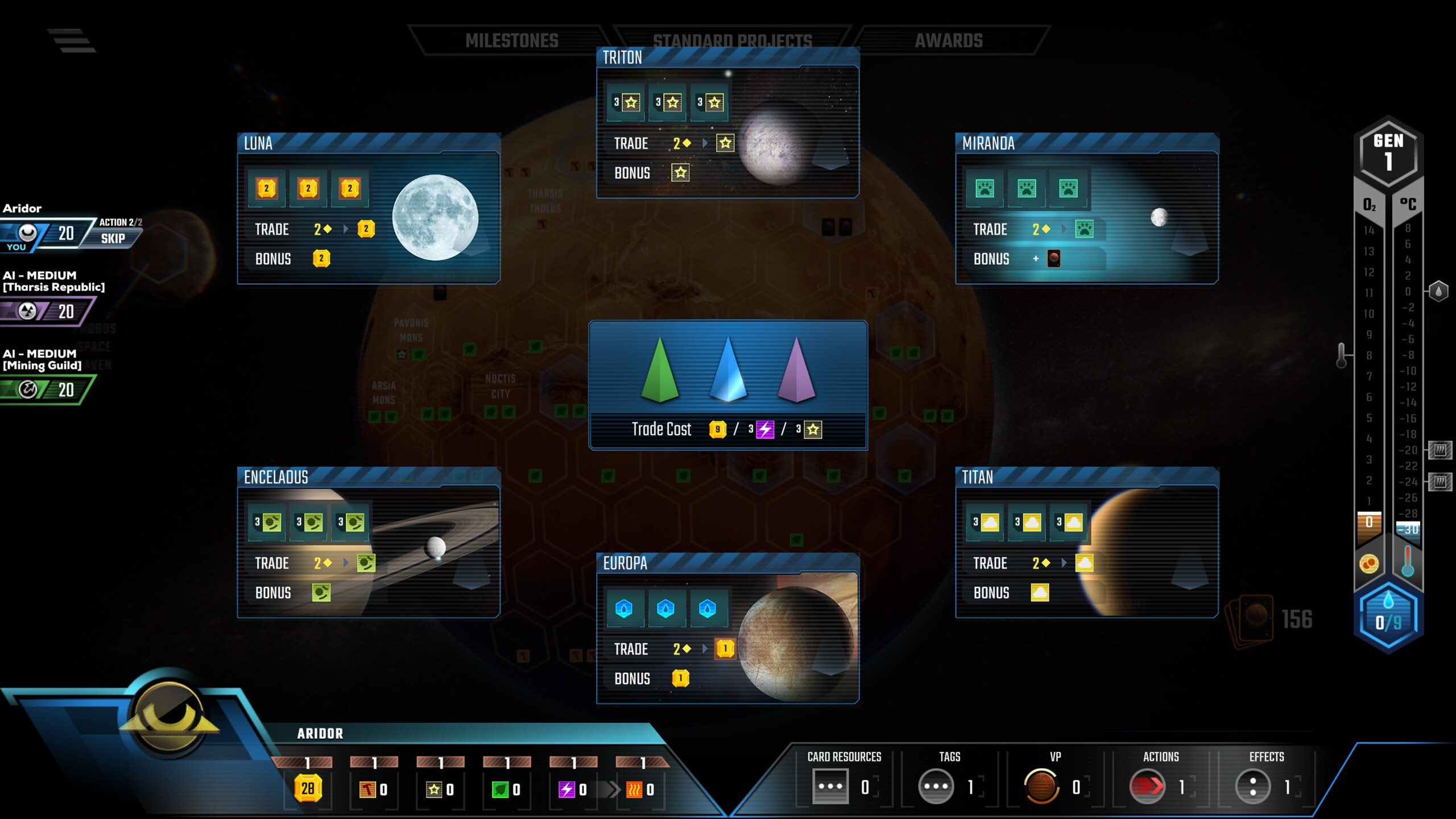 Terraforming Mars: Colonies