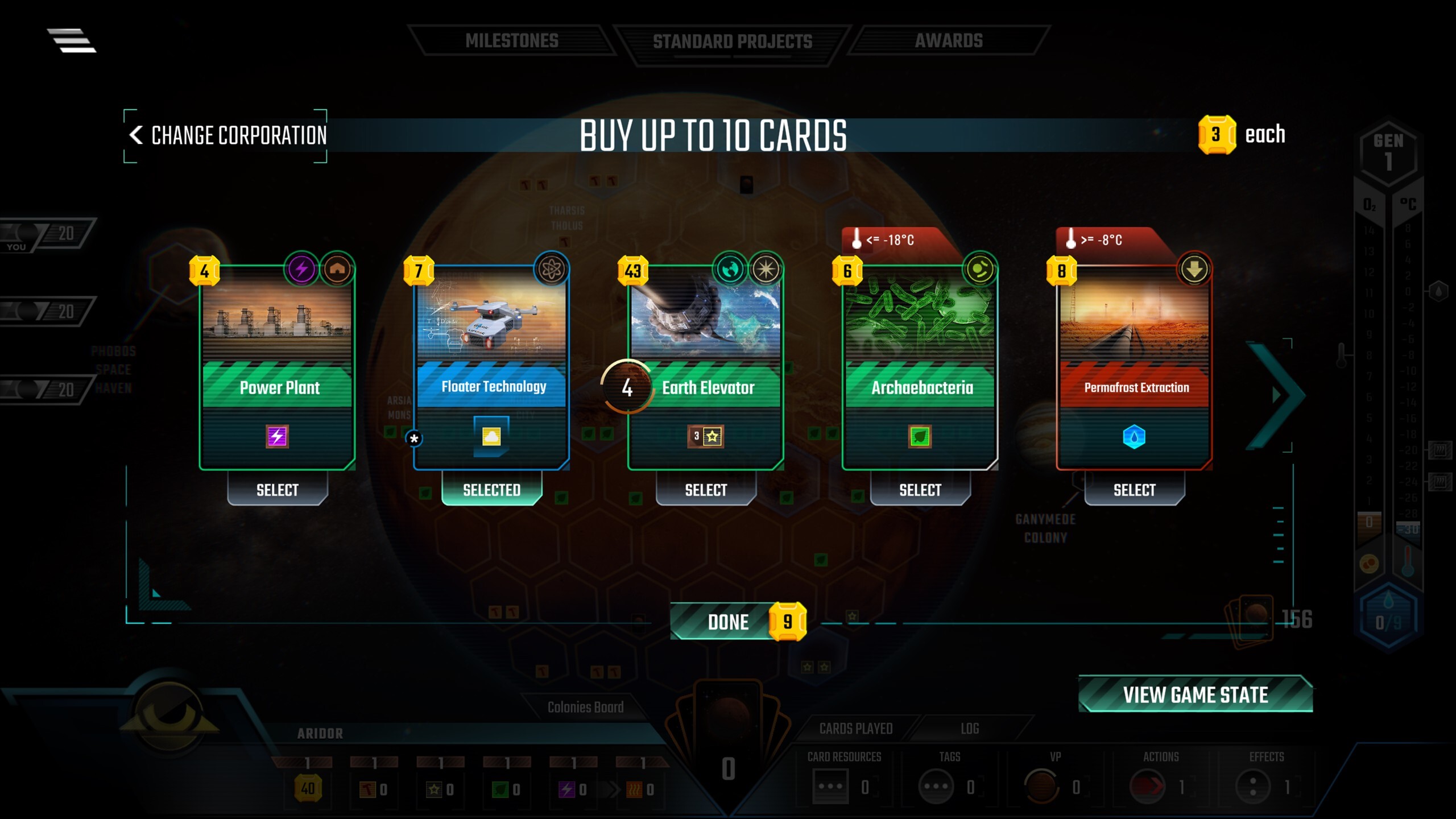 Terraforming Mars: Colonies