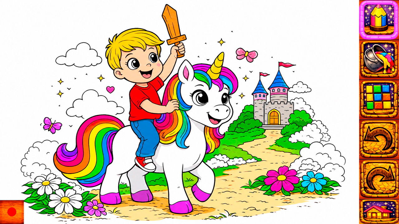 Animal Coloring Book for Kids &amp; Toddlers: Unicorns