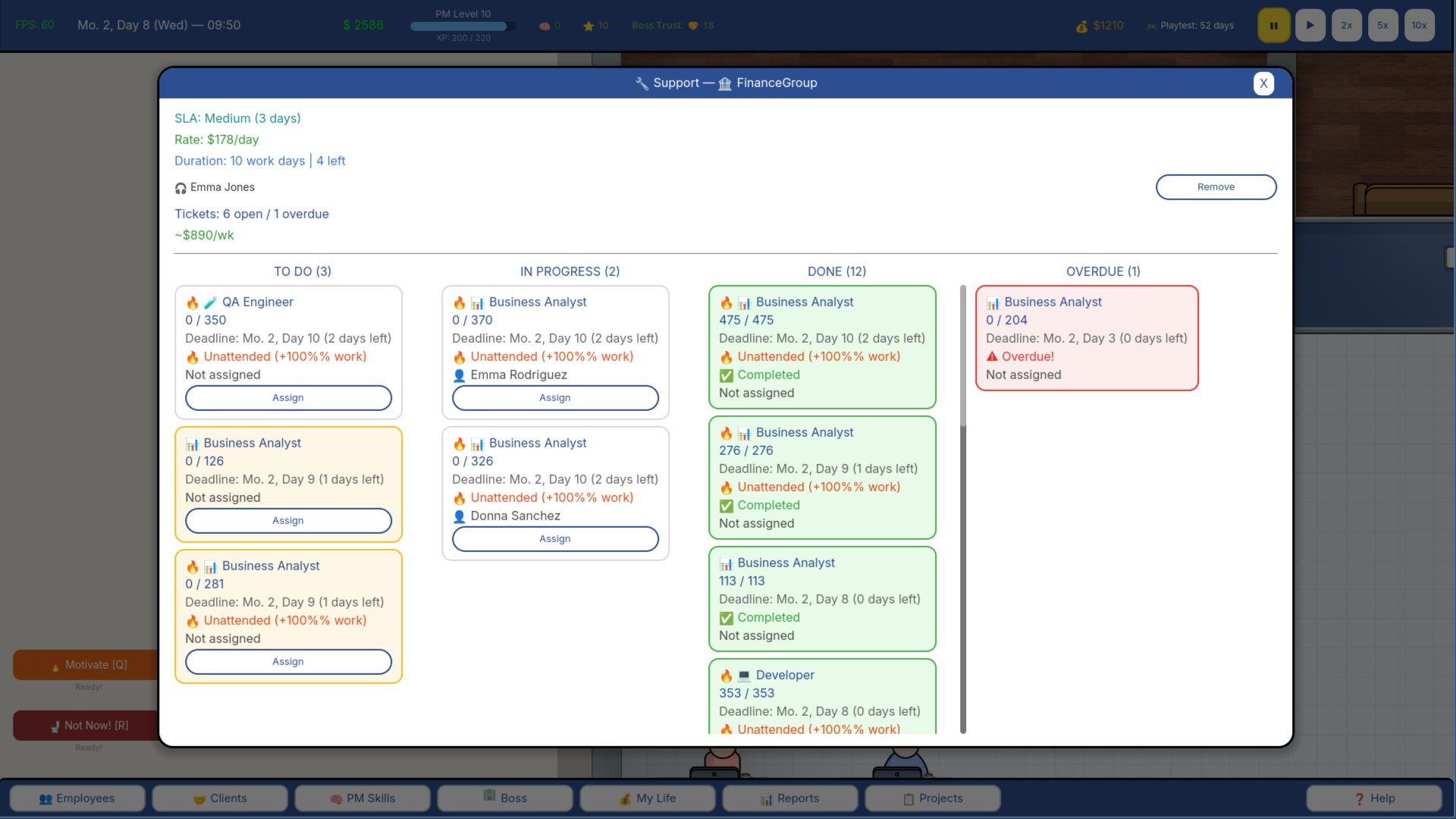 Project Manager Sim