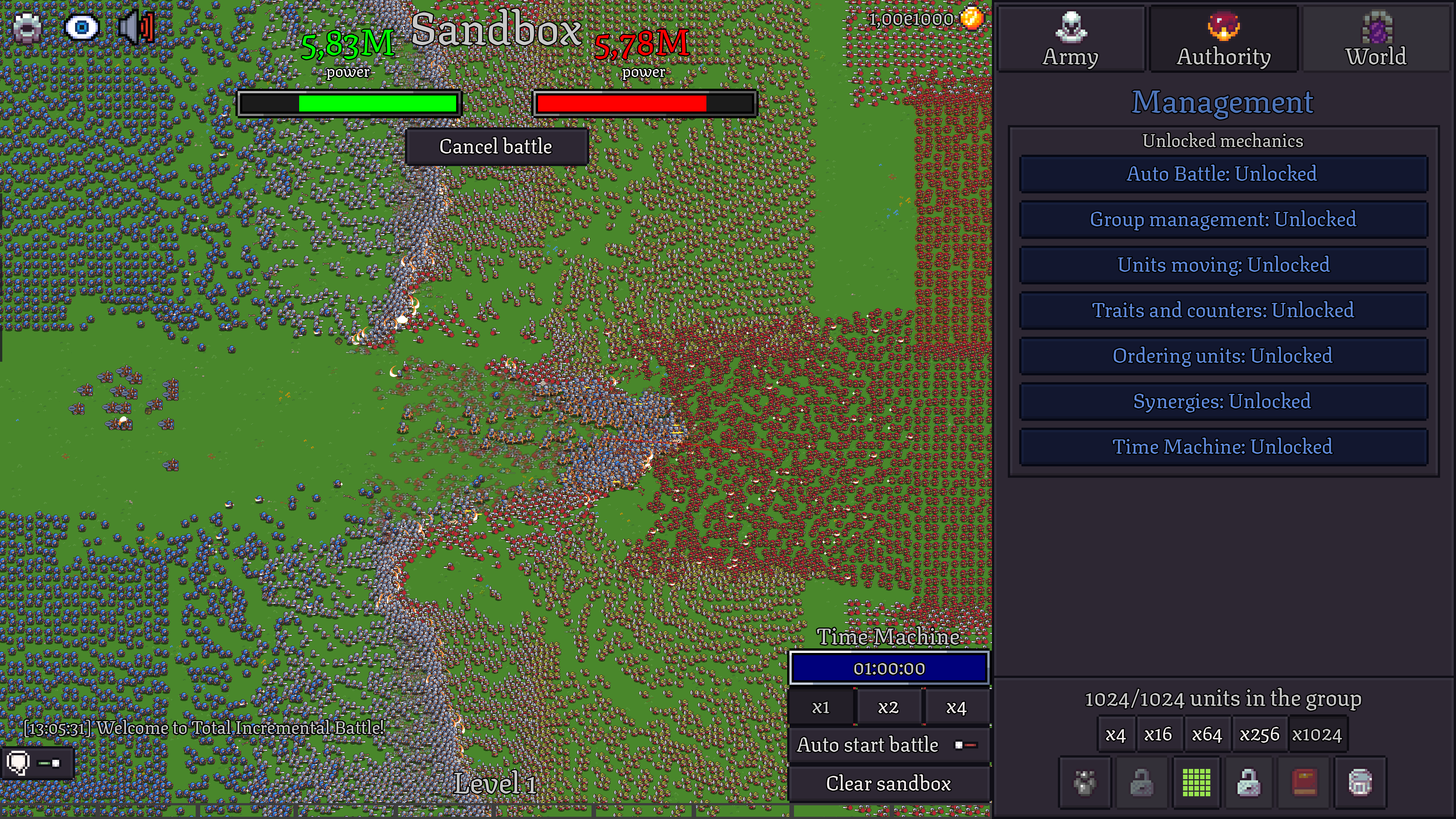 Total Incremental Battle