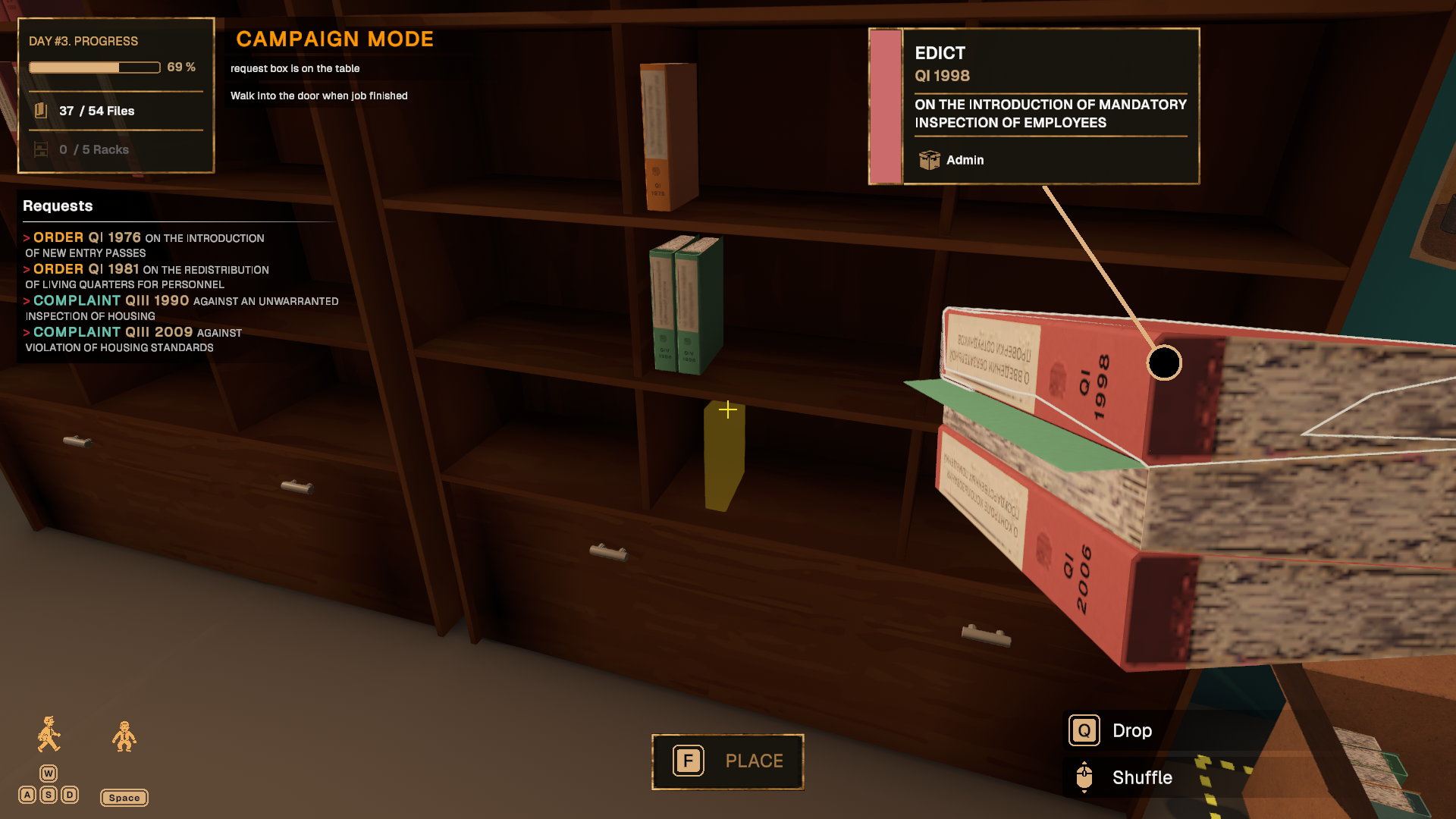 Cozy Archivist Simulator