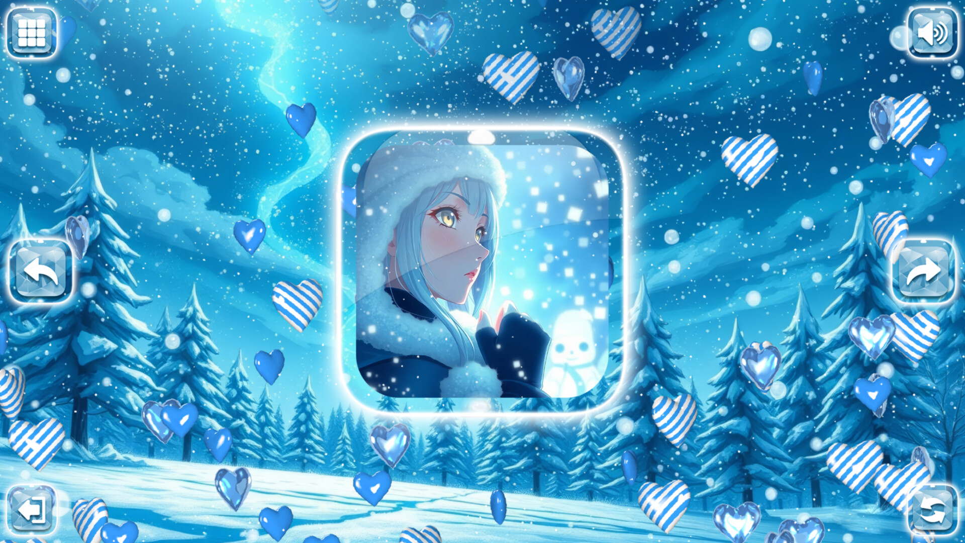 Lovely Anime Puzzle: Winter