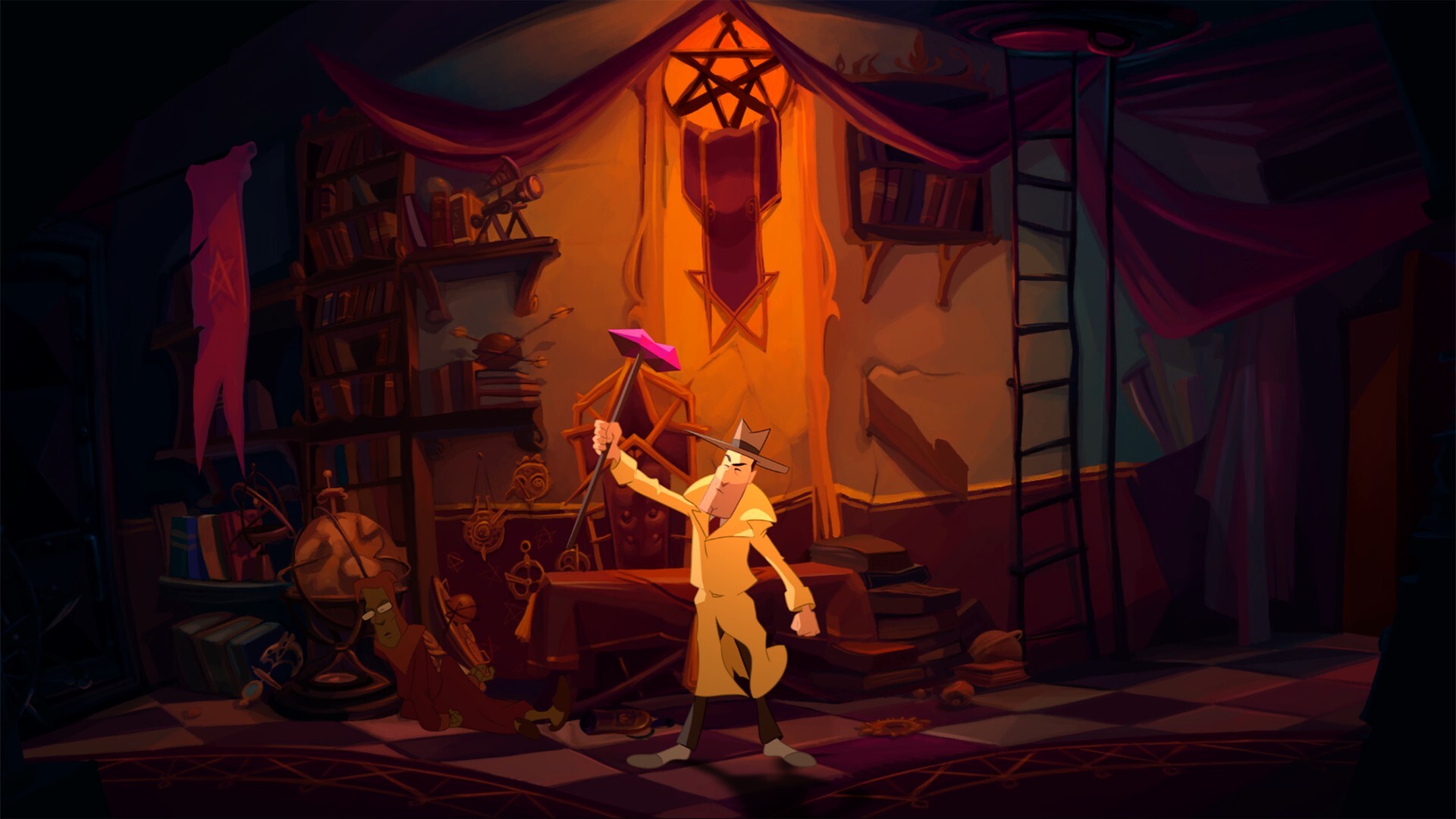 Near-Mage + Gibbous: The Kittehverse