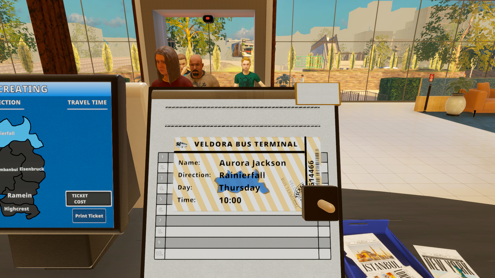 Bus Terminal Simulator