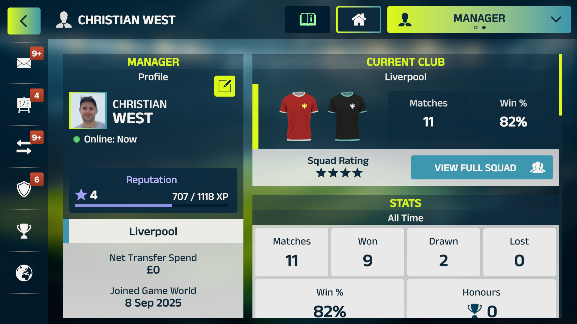 Football Club Manager 26 Live