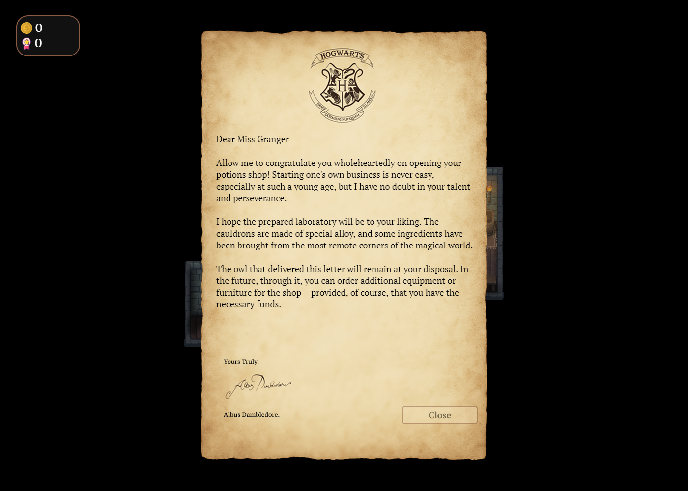 Hermione’s Shop