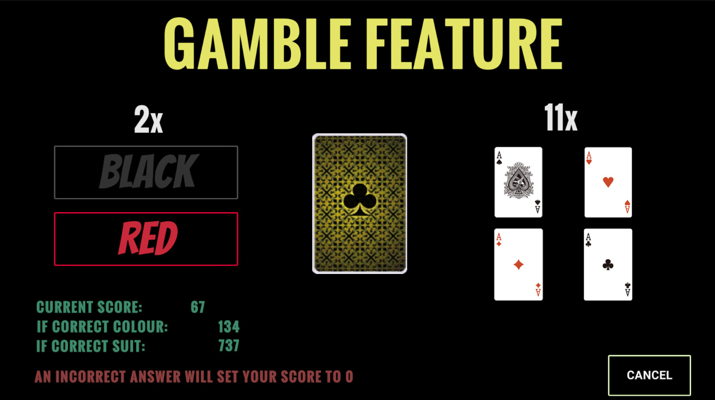 BlackJack Math Trainer