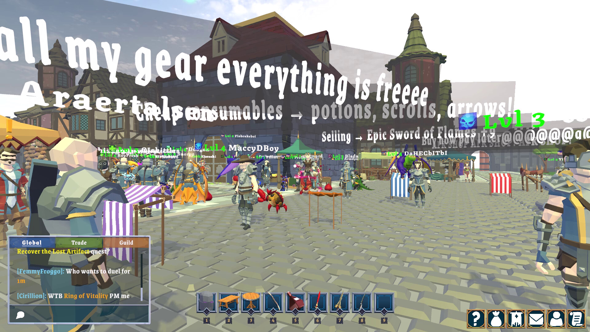 MMORPG NPC Simulator