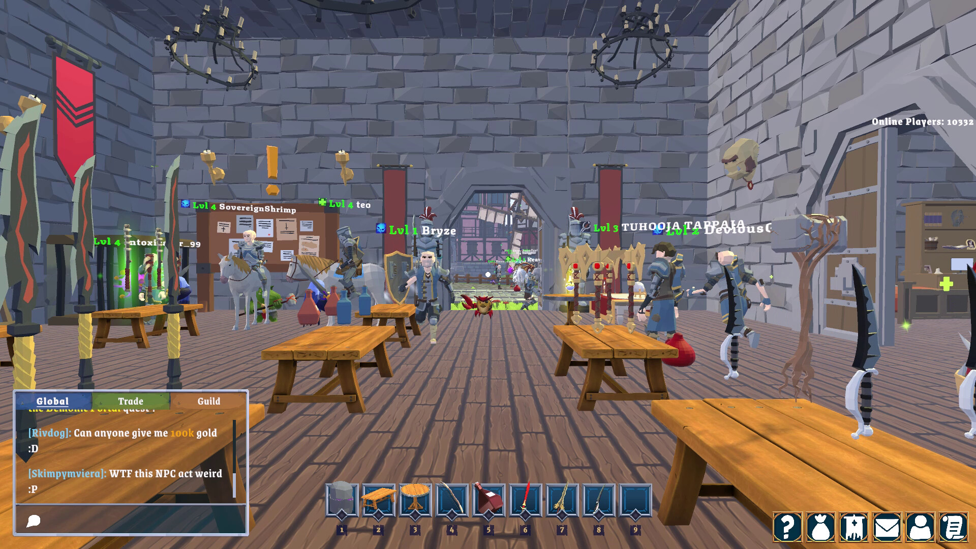 MMORPG NPC Simulator