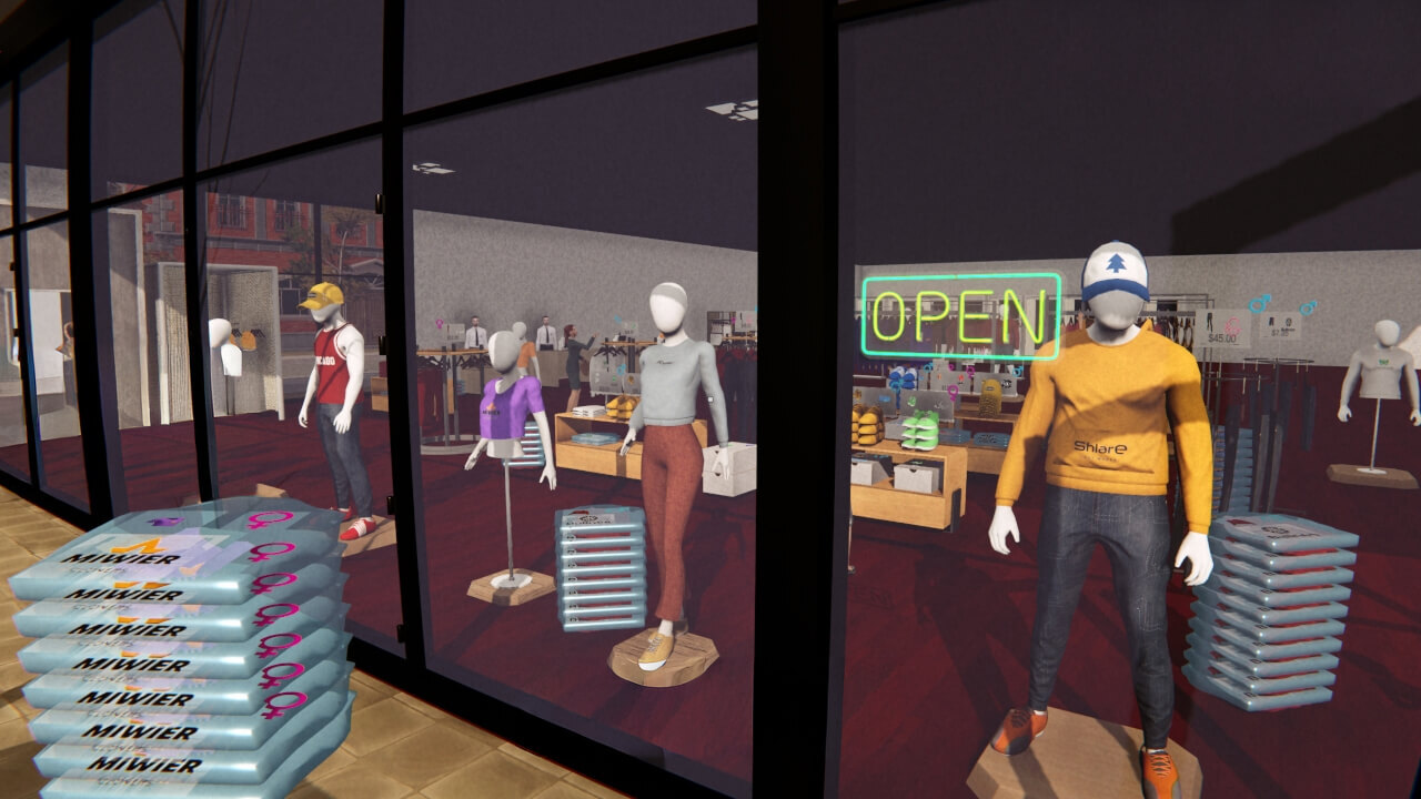 Supermarket &amp; Clothing Store Simulator