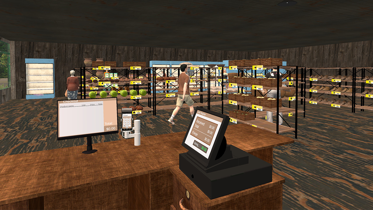 Supermarket &amp; Clothing Store Simulator