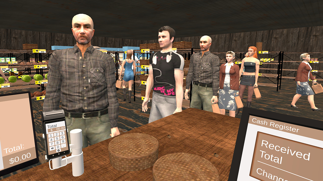 Supermarket &amp; Clothing Store Simulator