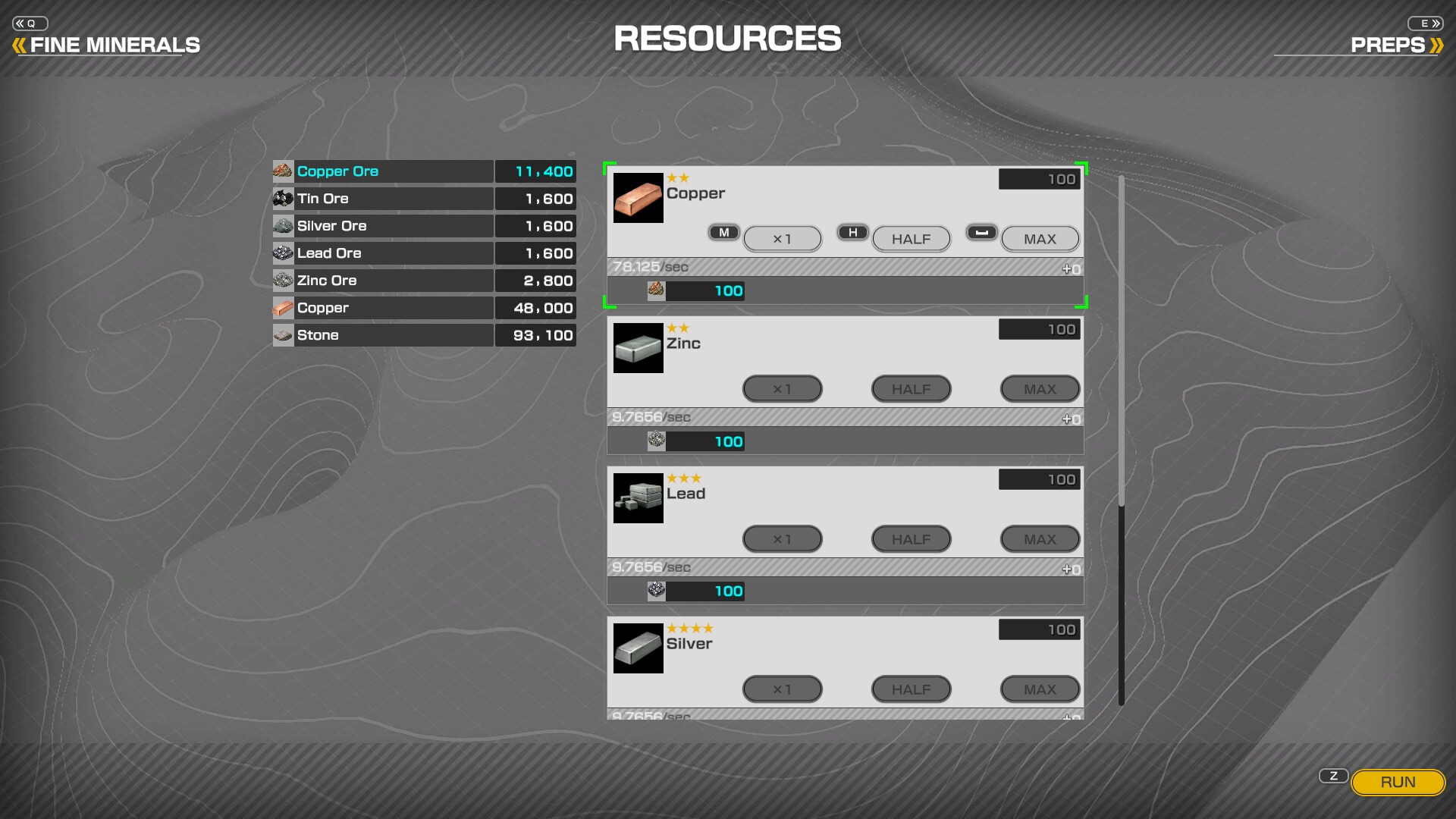 Minerals: Deep Core Mining