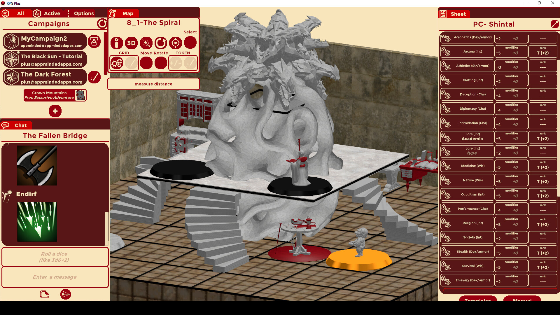 RPG Plus: Virtual Tabletop