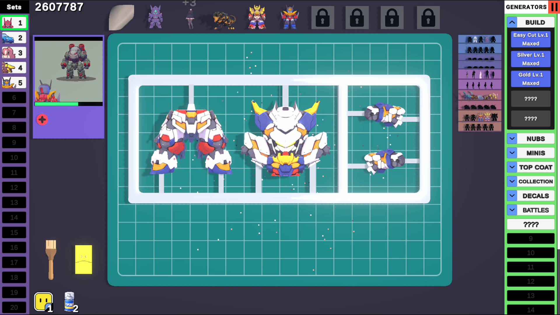 Click Build Repeat