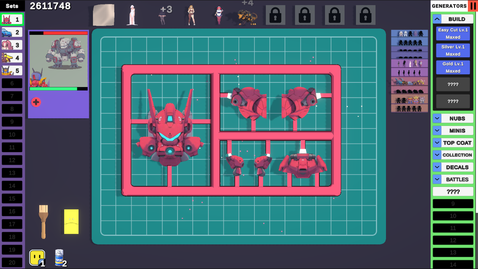 Click Build Repeat