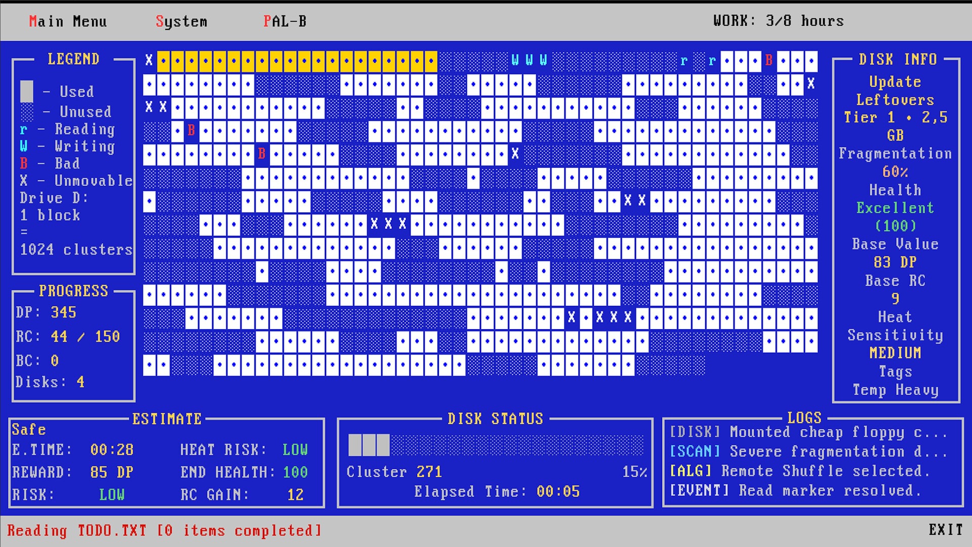 Defrag Incremental