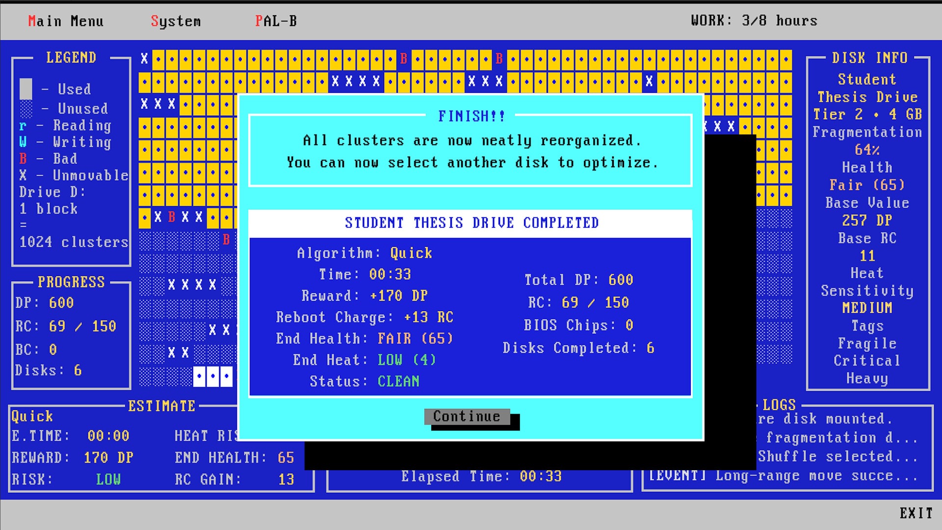 Defrag Incremental