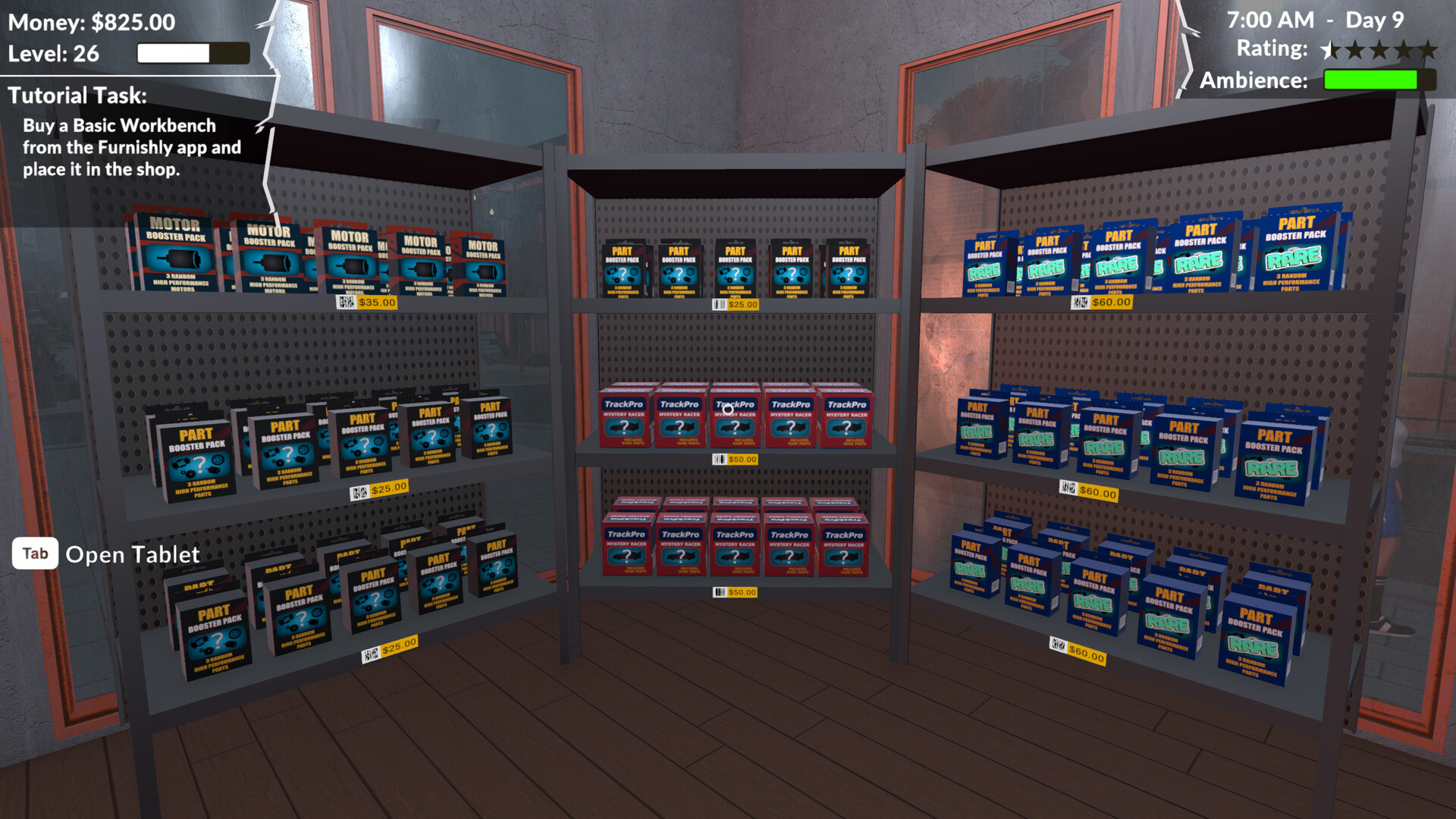 Pocket Racer Shop Sim