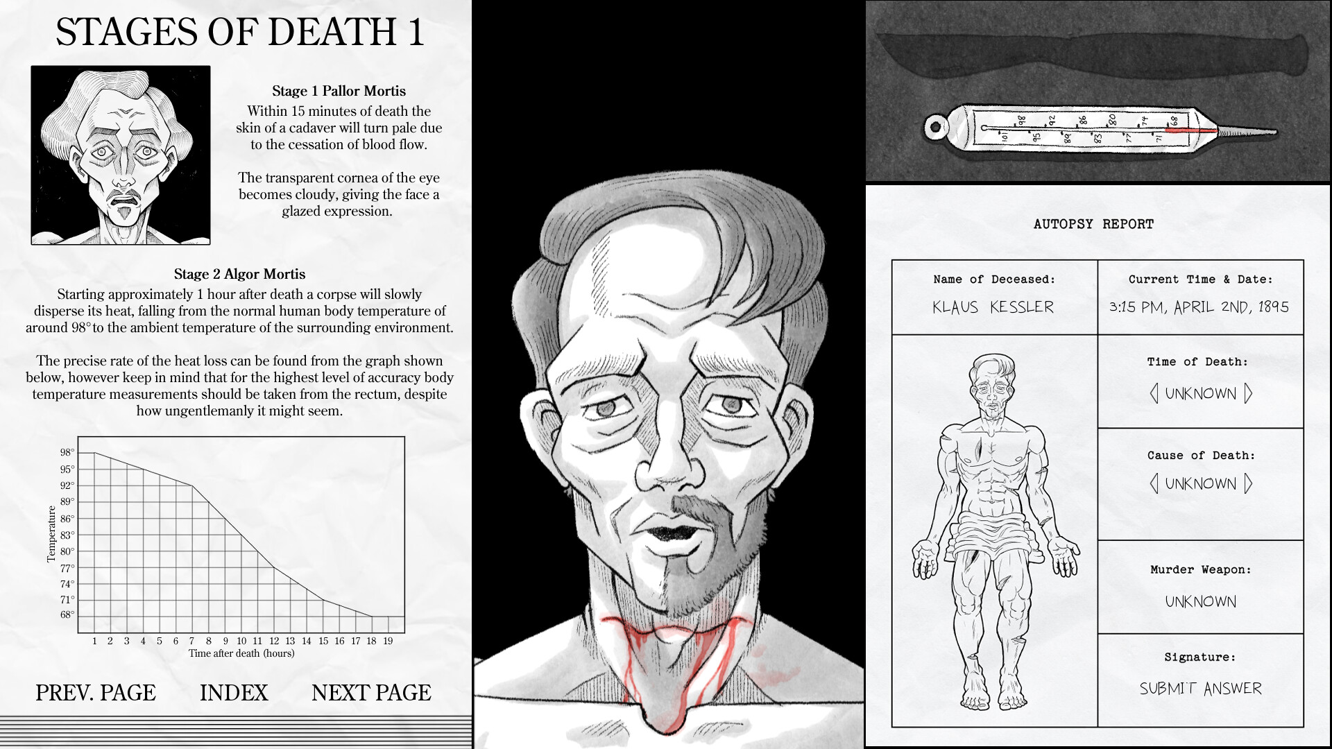 Edwin Earstwhile: Medical Examiner