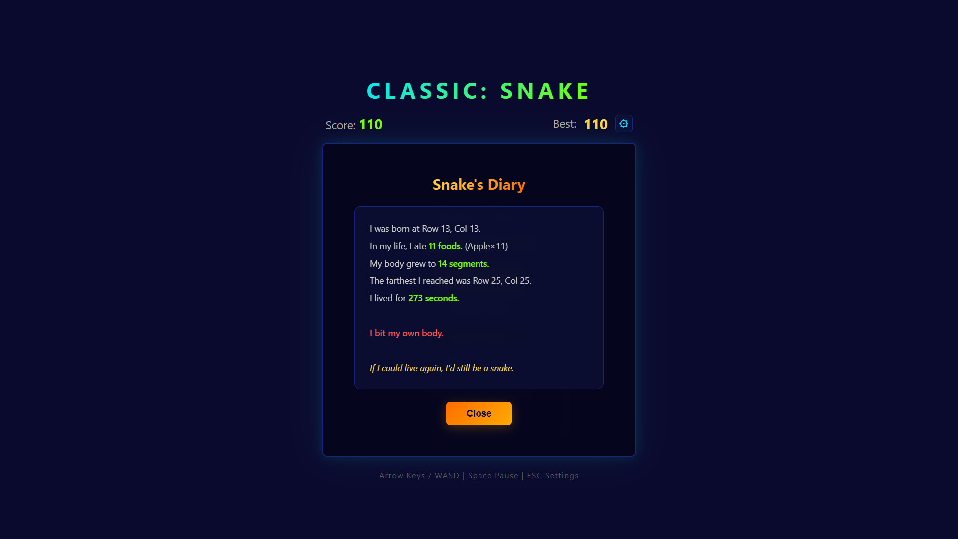 Classic: Snake