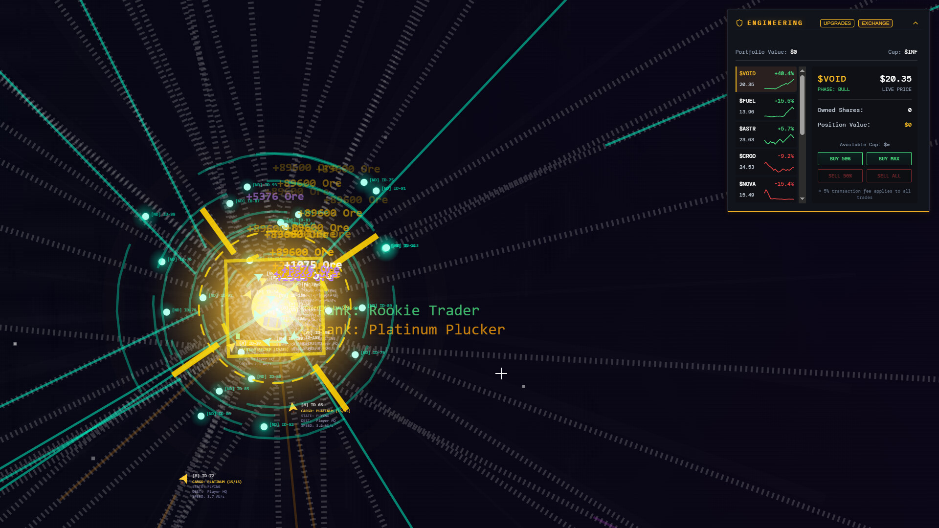 Desk Space: Idle Spacefleet clicker