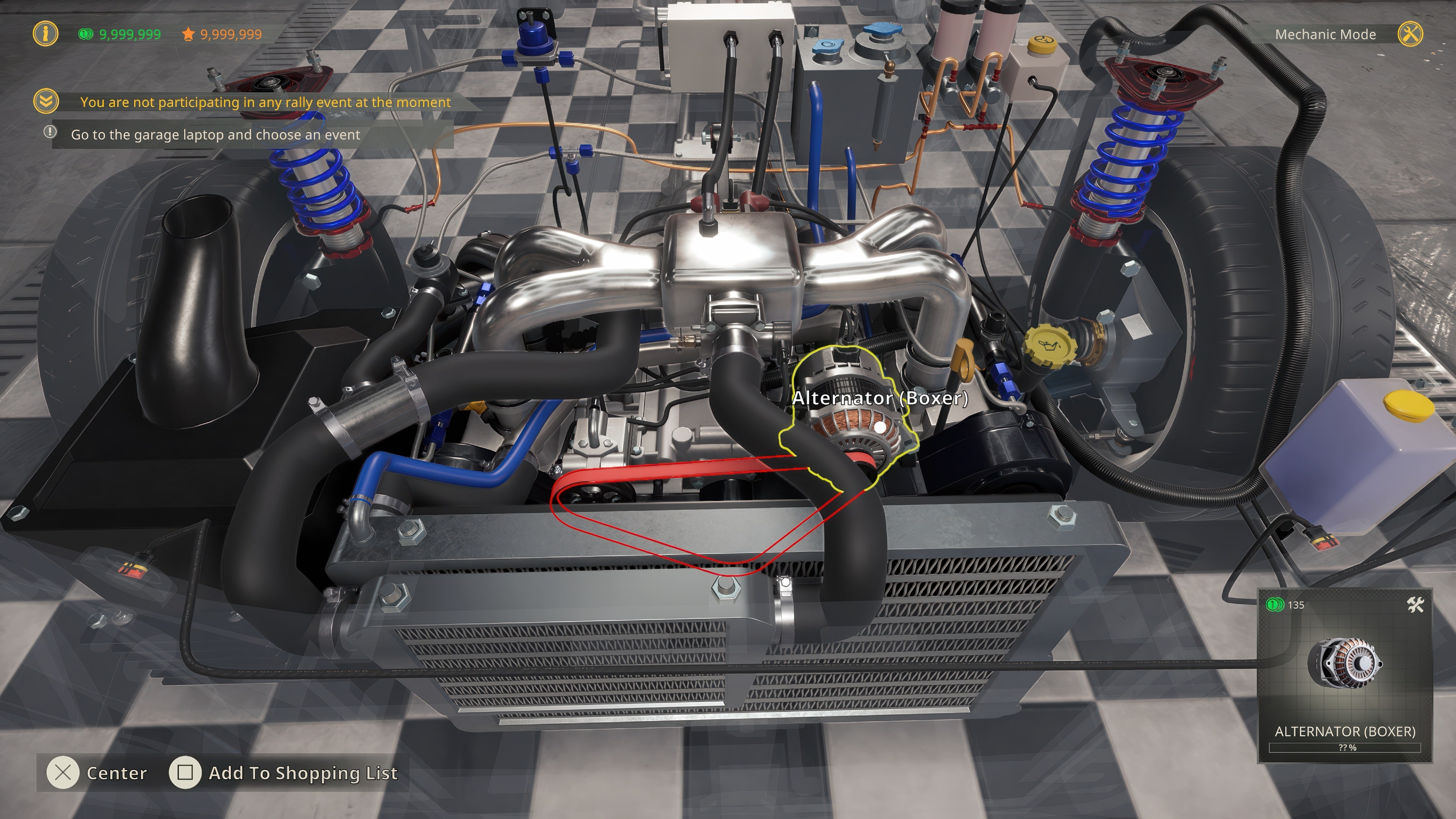 Rally Car Mechanic Simulator