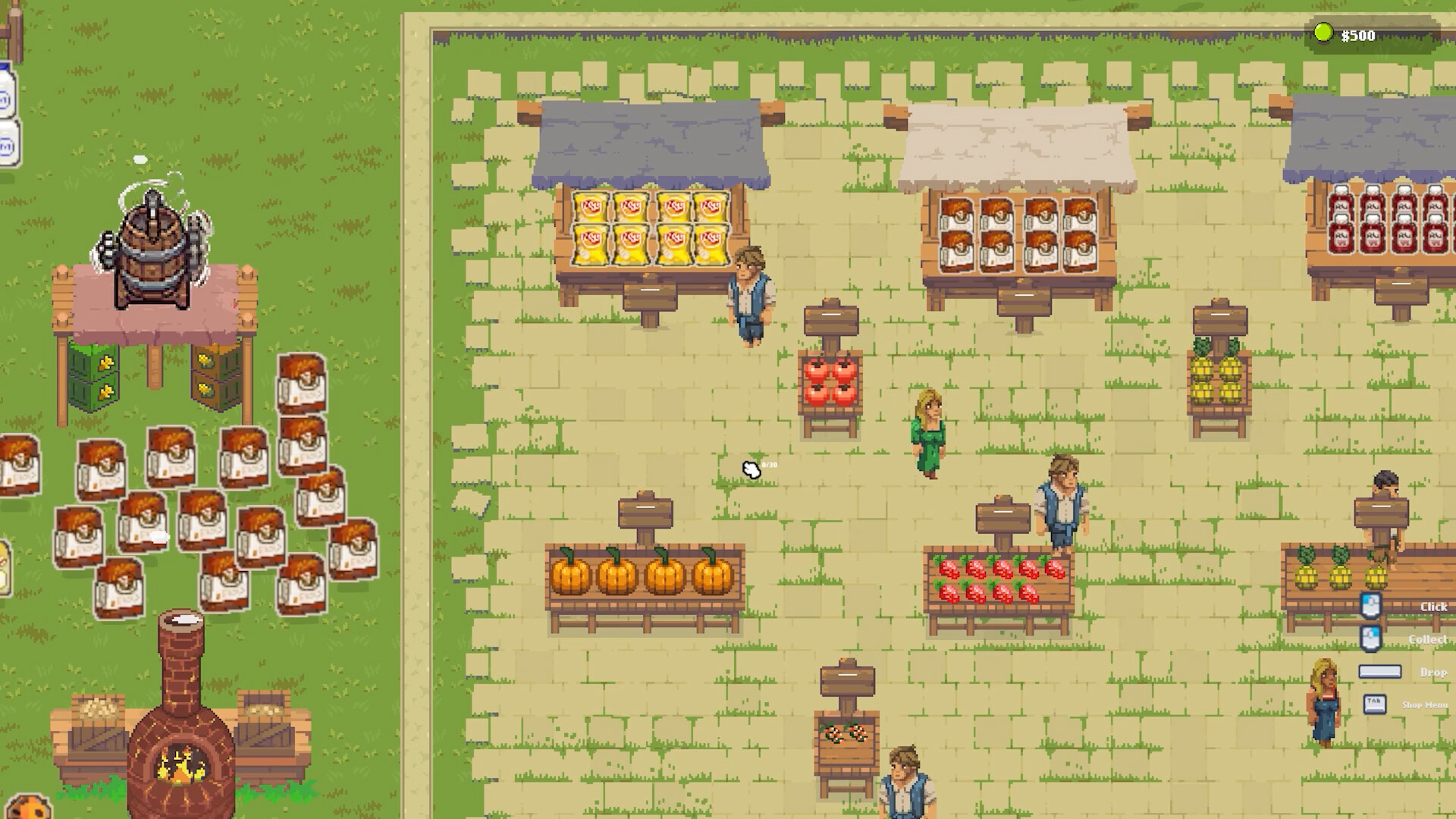 Farming &amp; Supermarket: Clicker