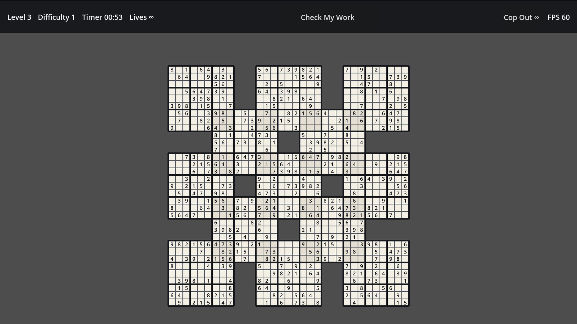 Sudoku: Unlimited Expansion