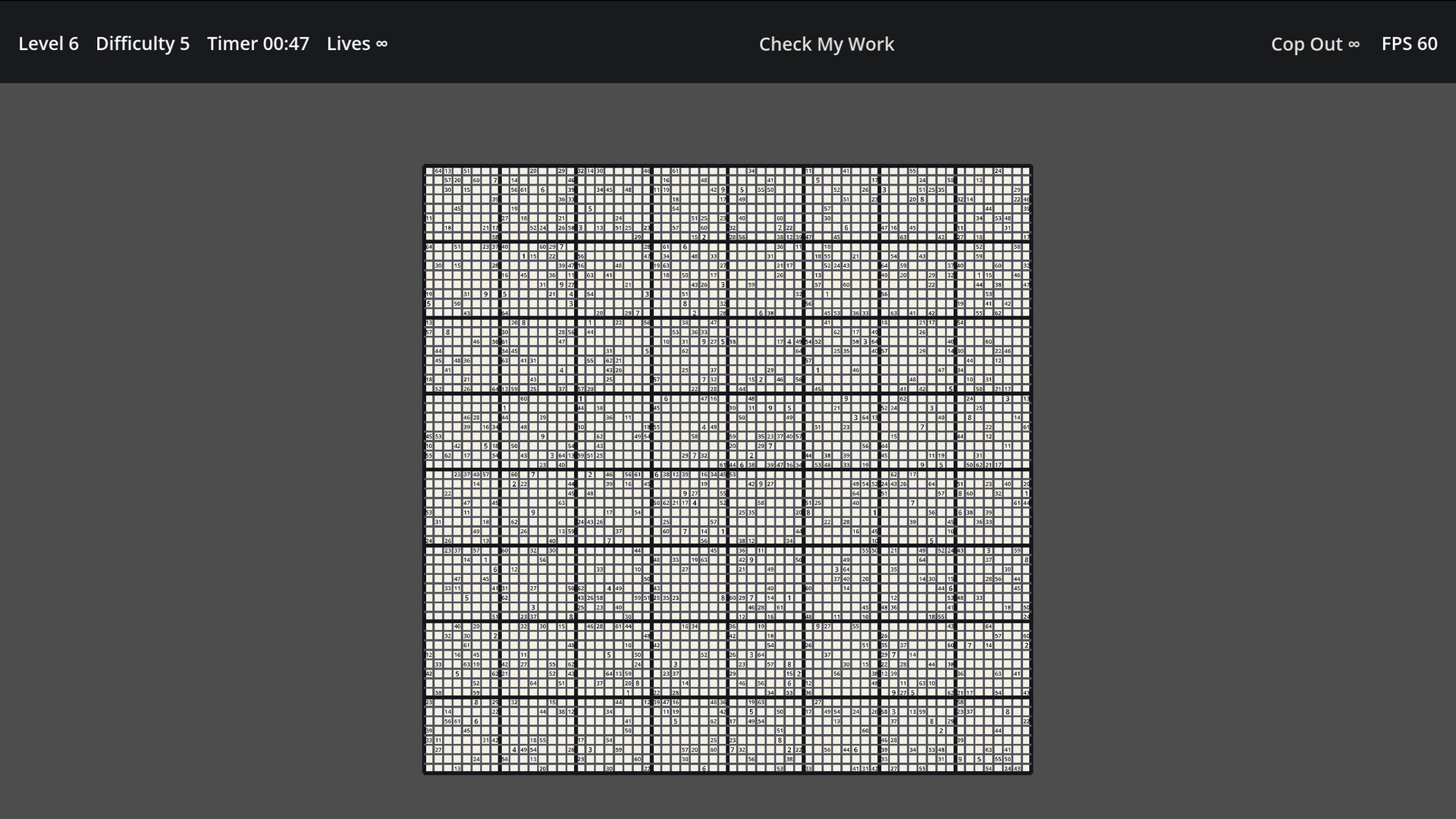 Sudoku: Unlimited Expansion