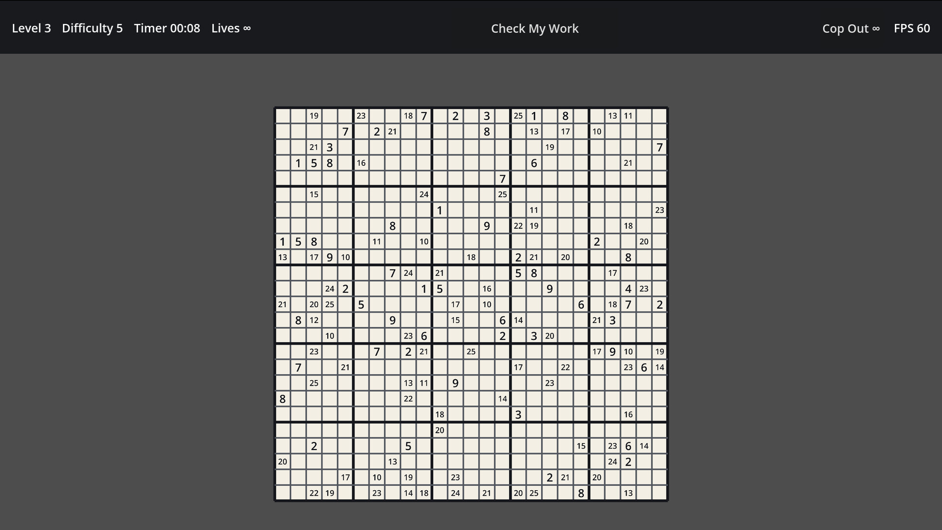 Sudoku: Unlimited Expansion