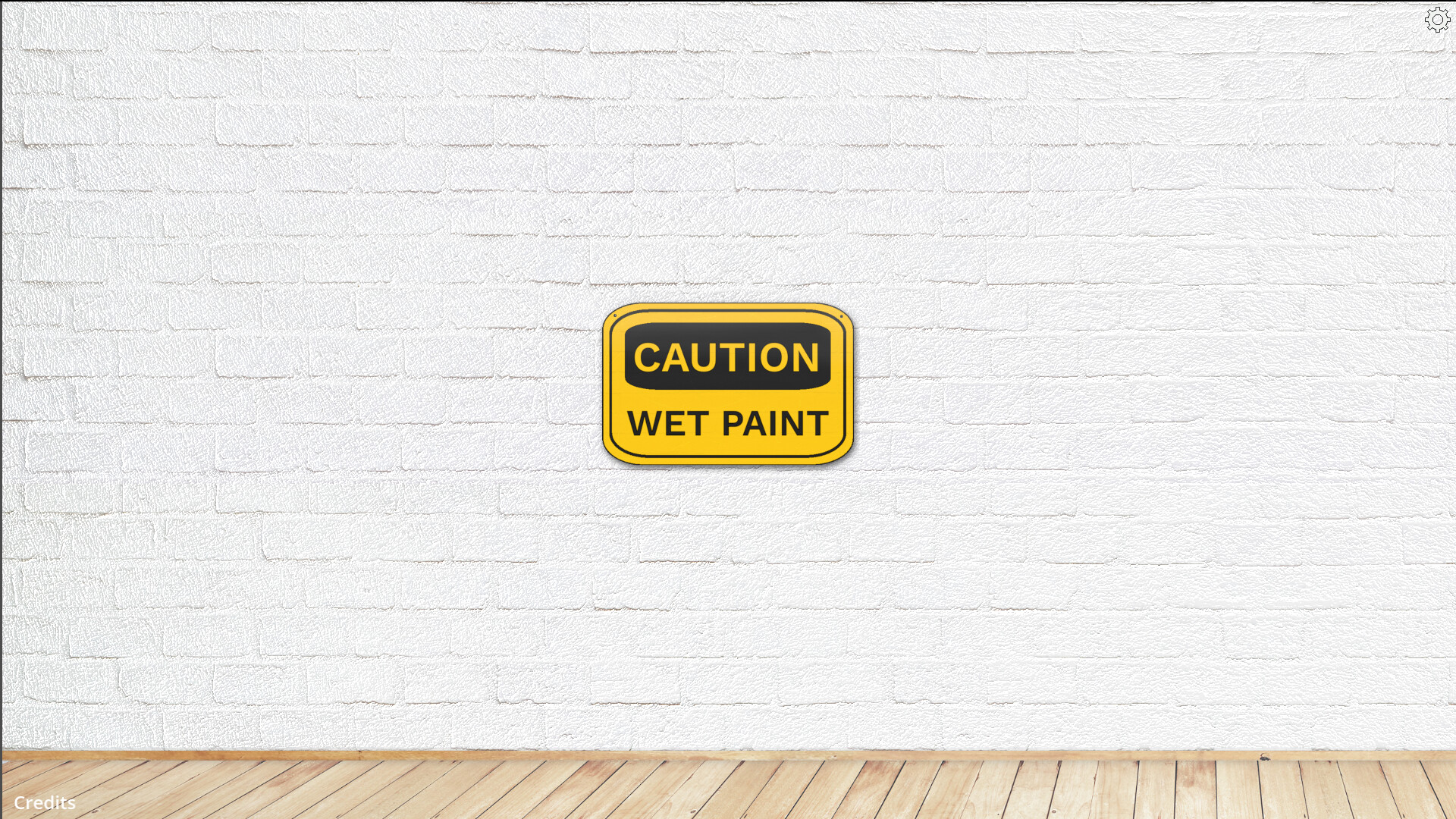 Caution Wet Paint