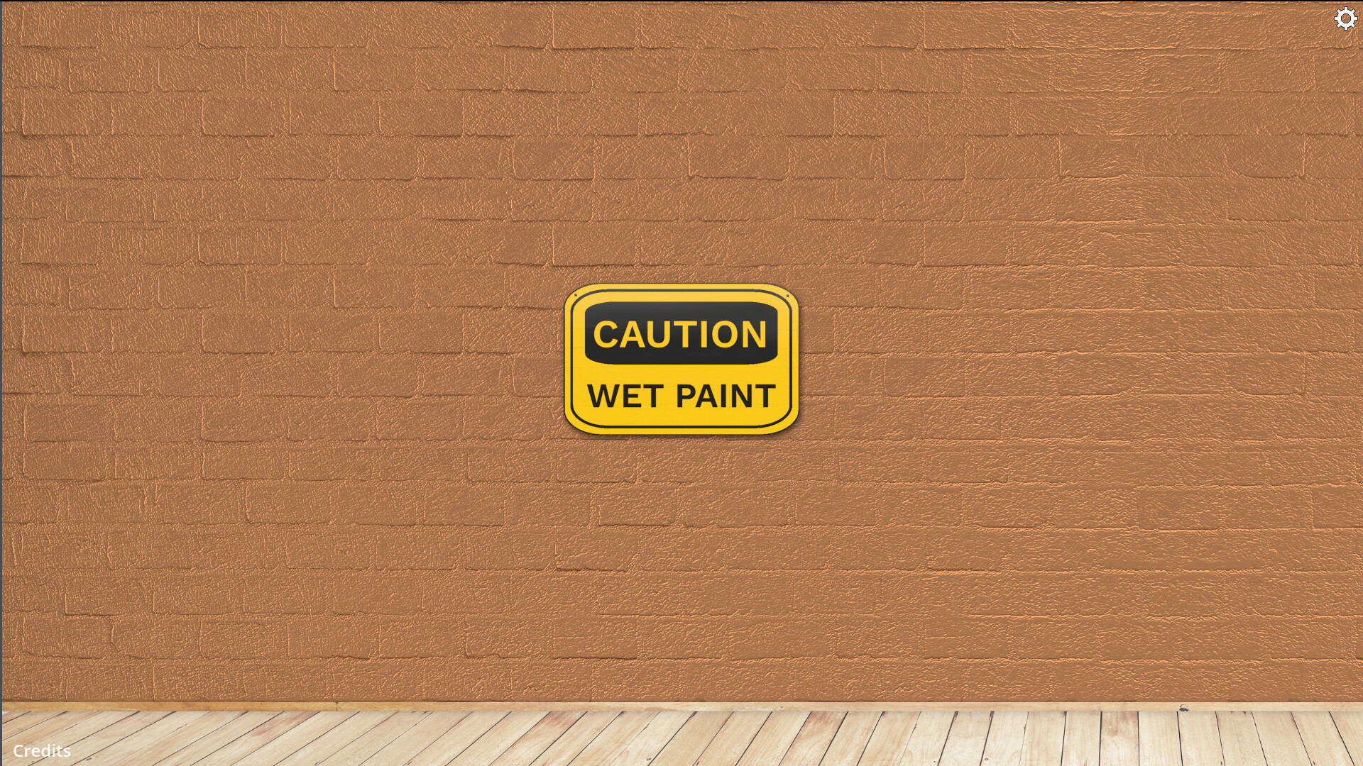 Caution Wet Paint