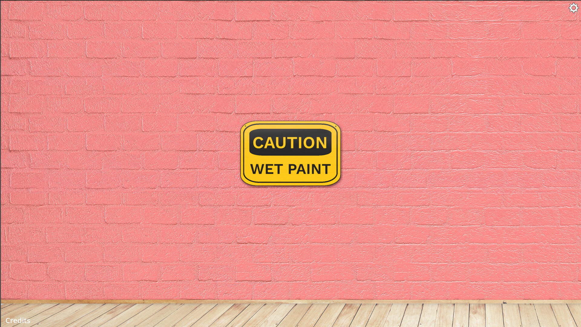 Caution Wet Paint