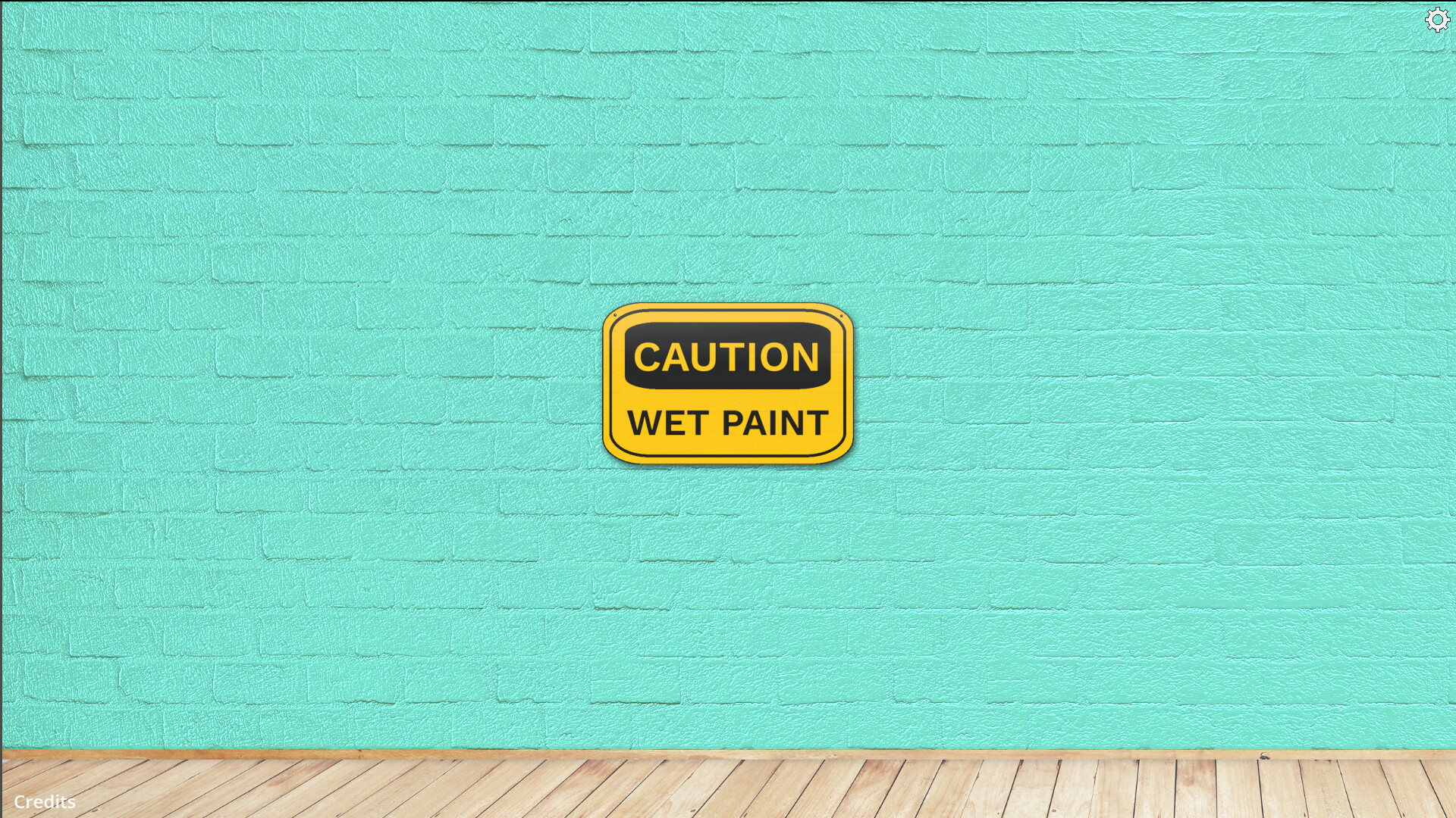 Caution Wet Paint