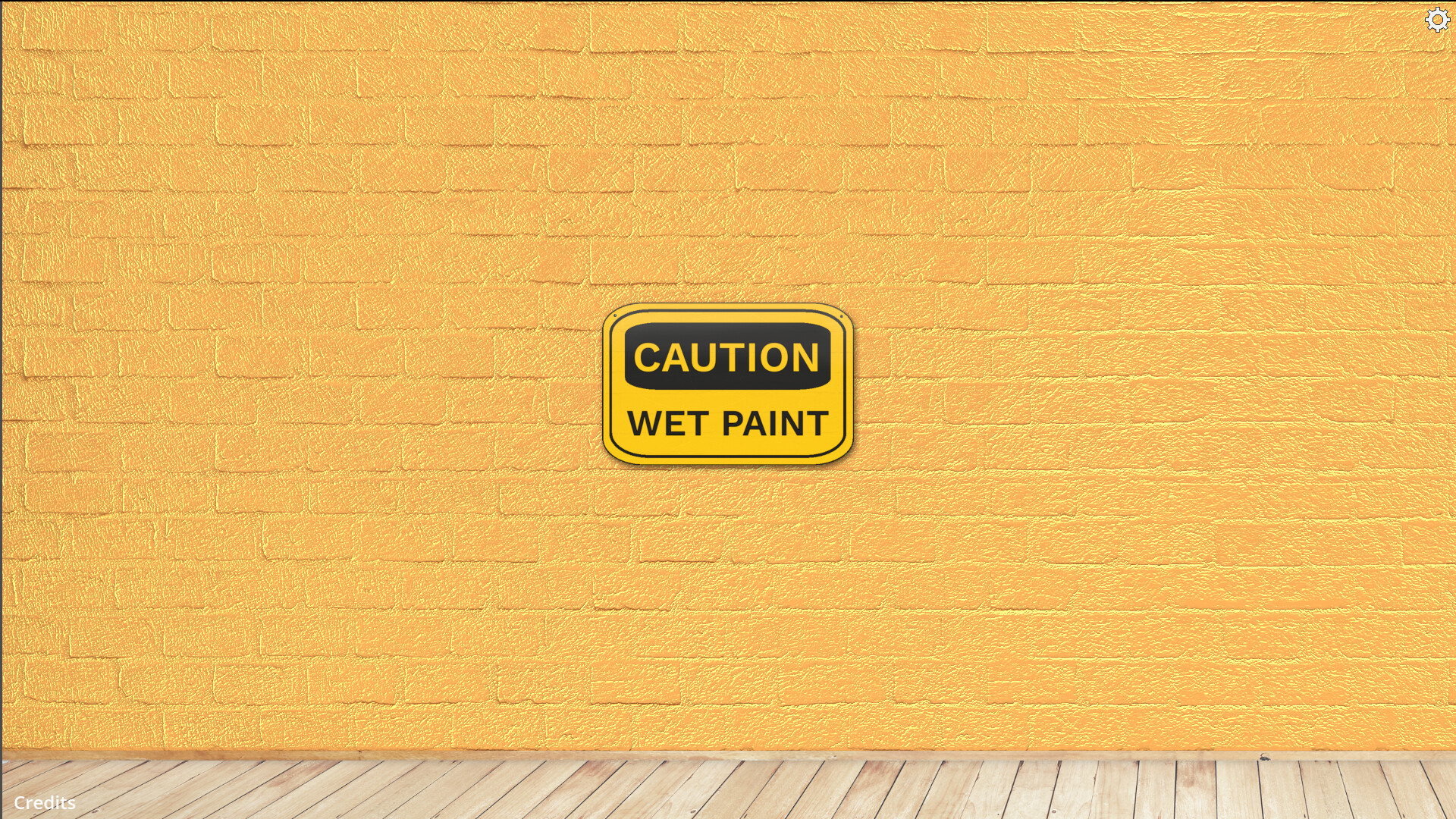 Caution Wet Paint