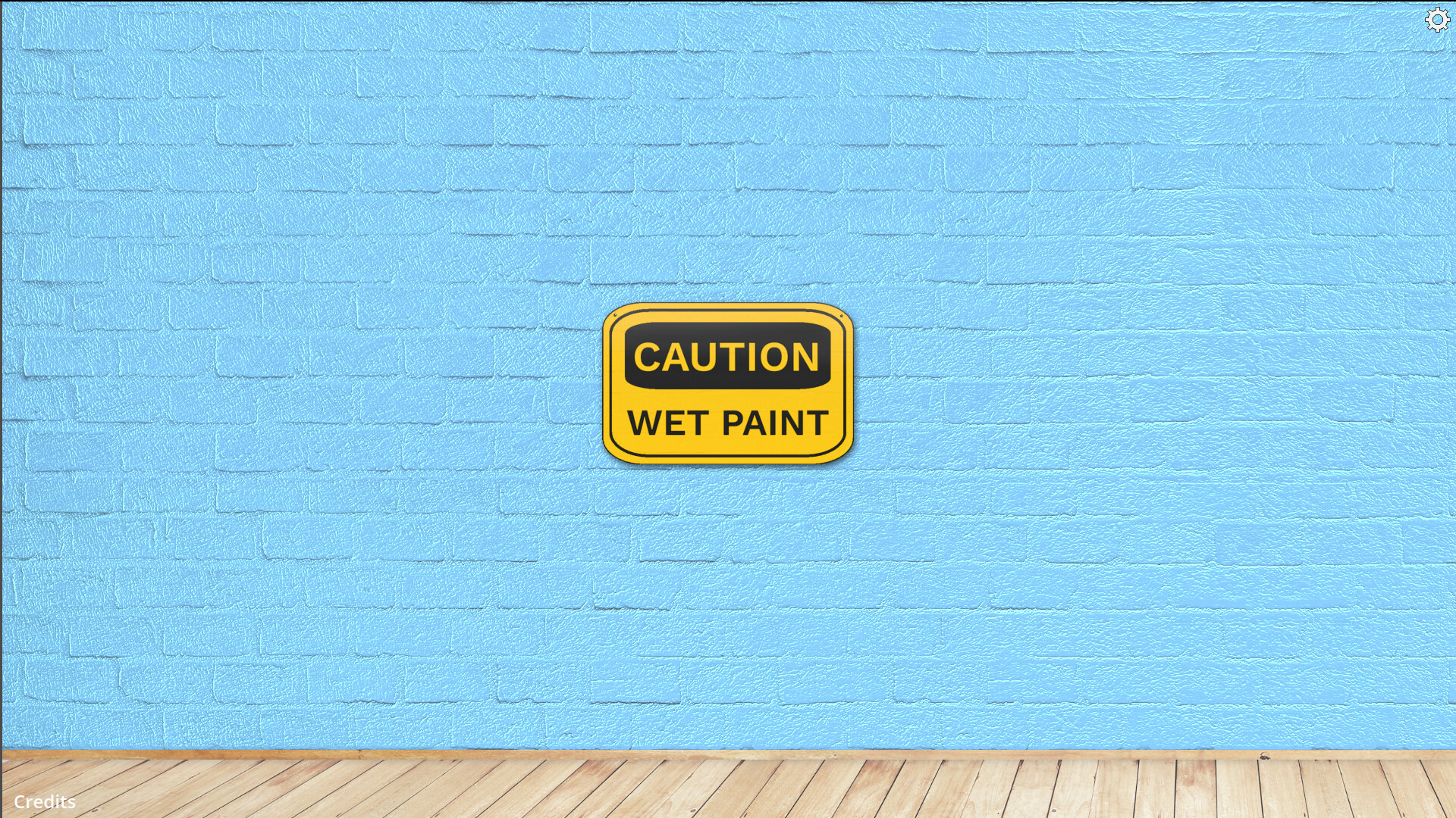 Caution Wet Paint