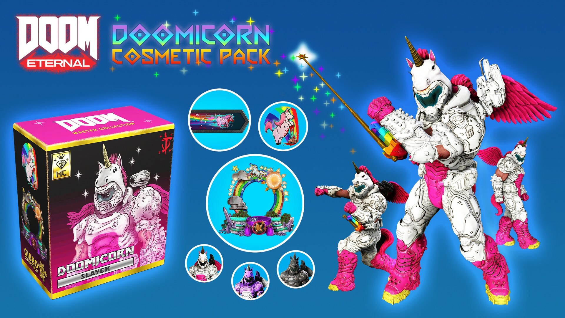 Doom Eternal: Doomicorn Master Collection Cosmetic Pack