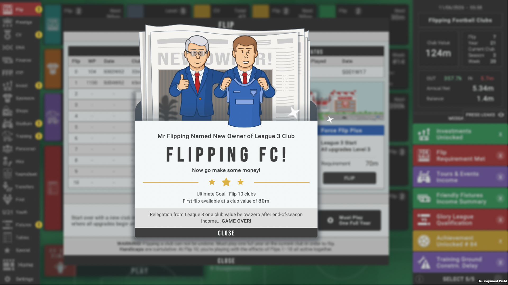 Flipping Football Clubs