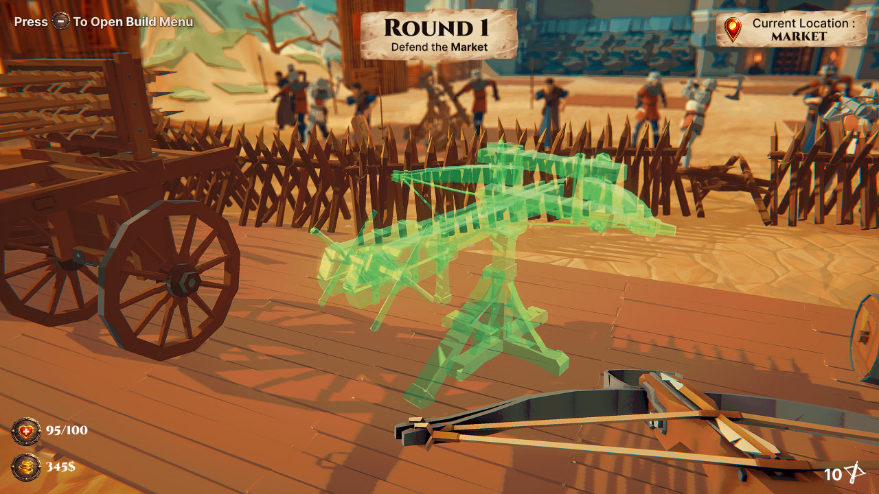 Medieval Castle Siege Defense vs. Invaders
