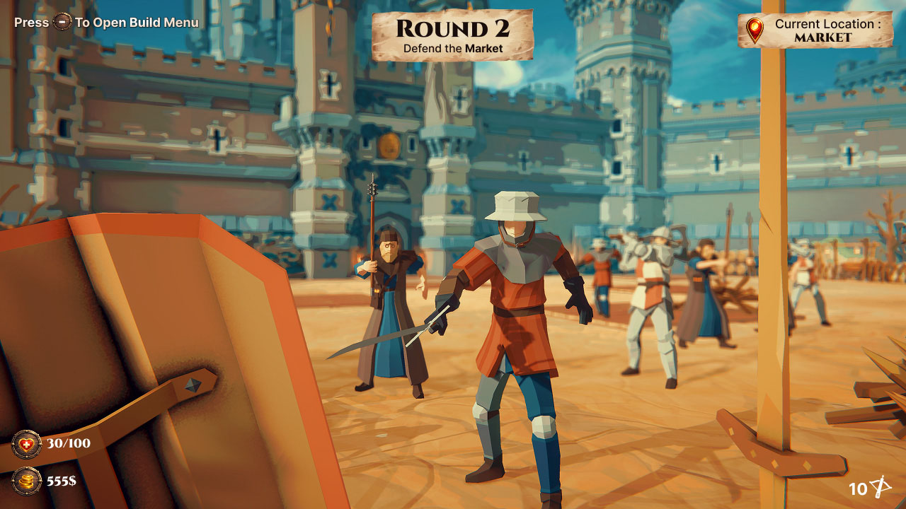 Medieval Castle Siege Defense vs. Invaders