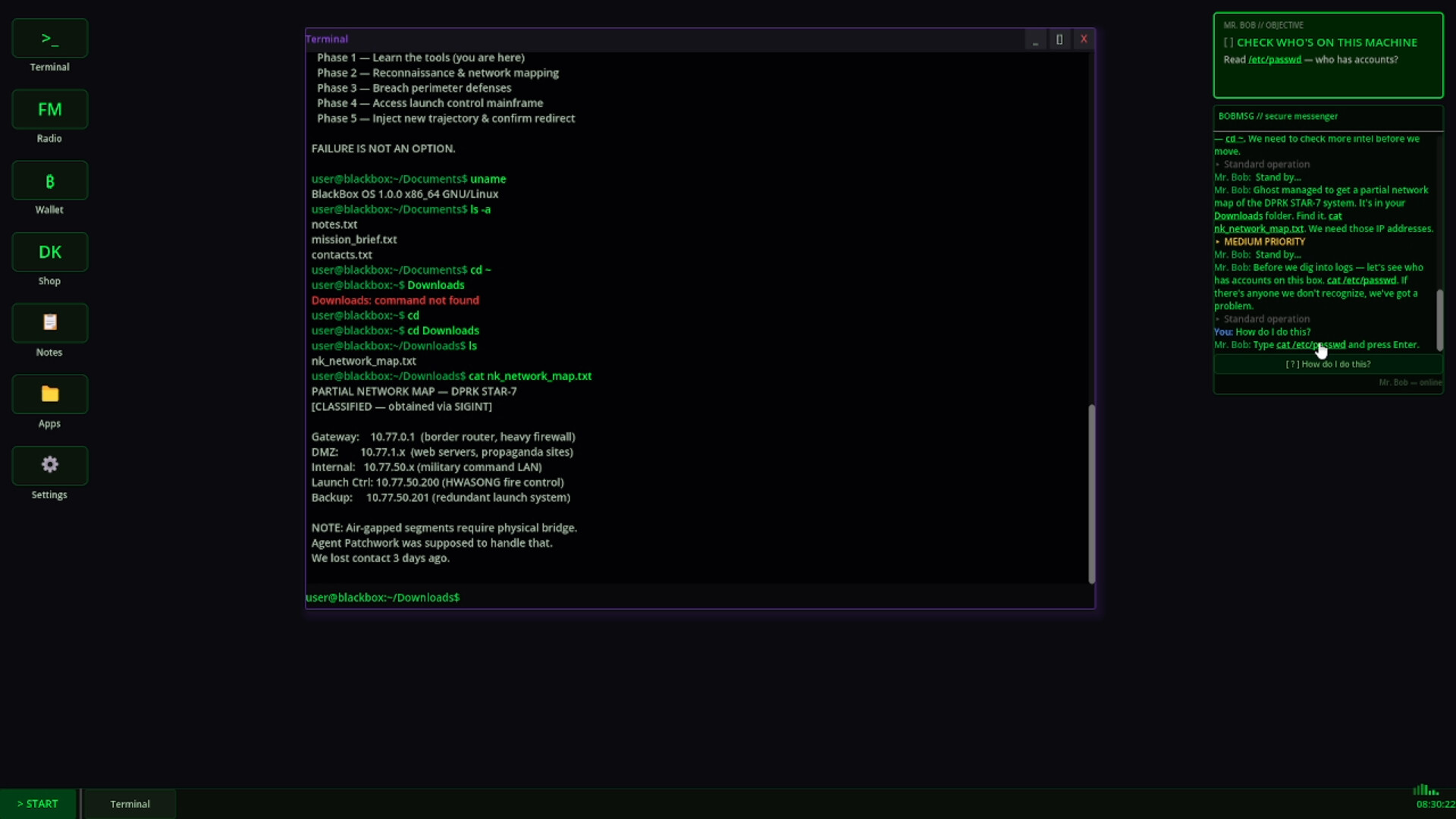 Black Box: Hacker Day One
